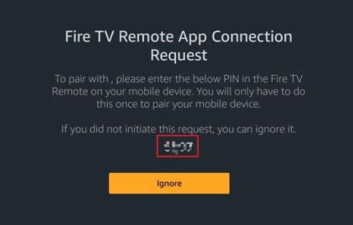 pair Fire TV app with Fire TV