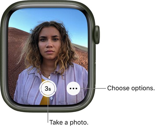 remote control iPhone camera via Apple Watch