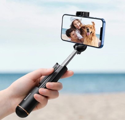 remote control iPhone camera with selfie stick