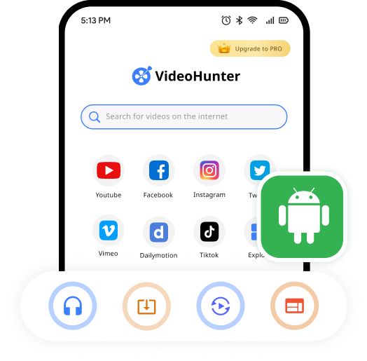 video hunter for android