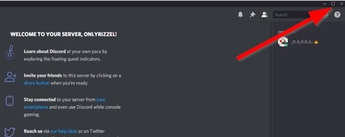 exit full screen in Discord