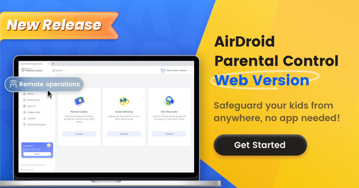 Introducing The New Launch Of AirDroid Parental Control Web Version ...