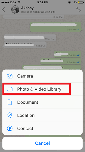 select photo library