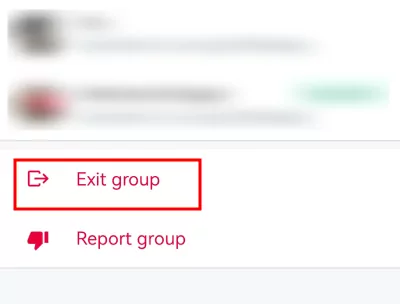 how to leave WhatsApp group without notification