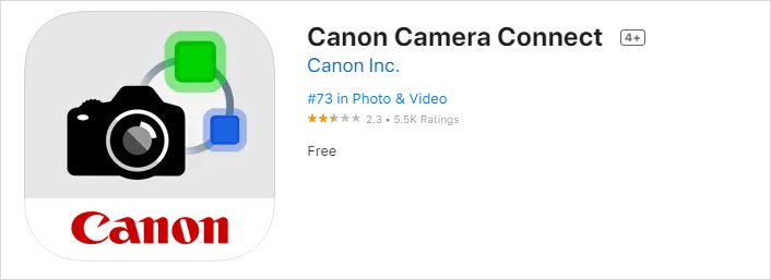 canon camera connect app logo