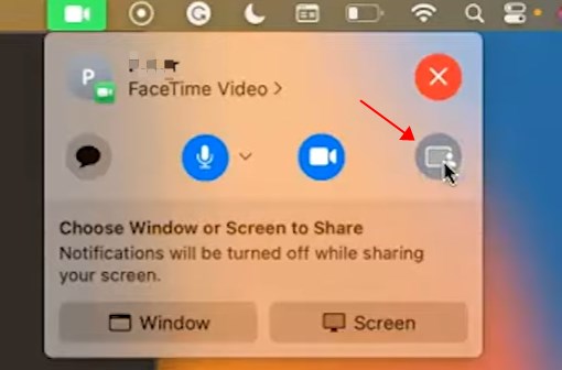 Share Screen on FaceTime on Mac