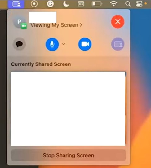 share Window on FaceTime Mac