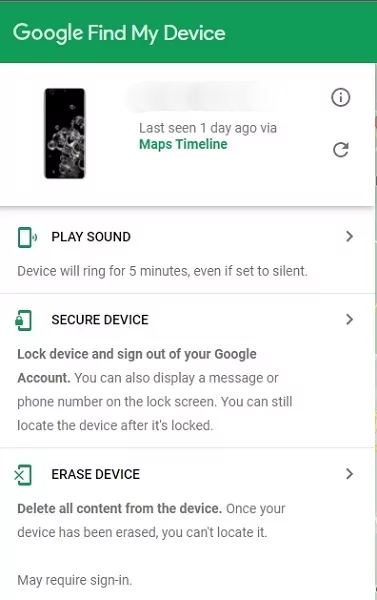 google find my device 2