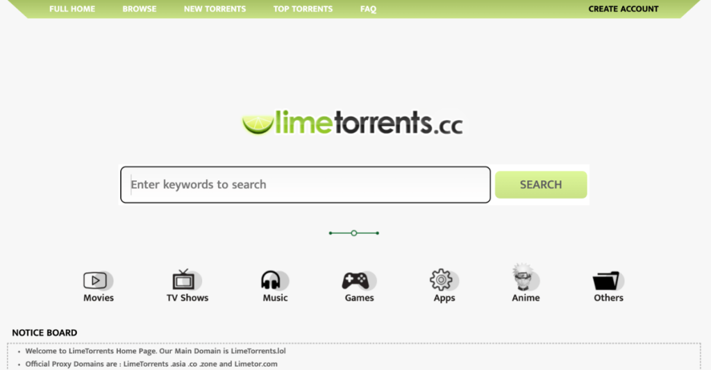 lime torrents
