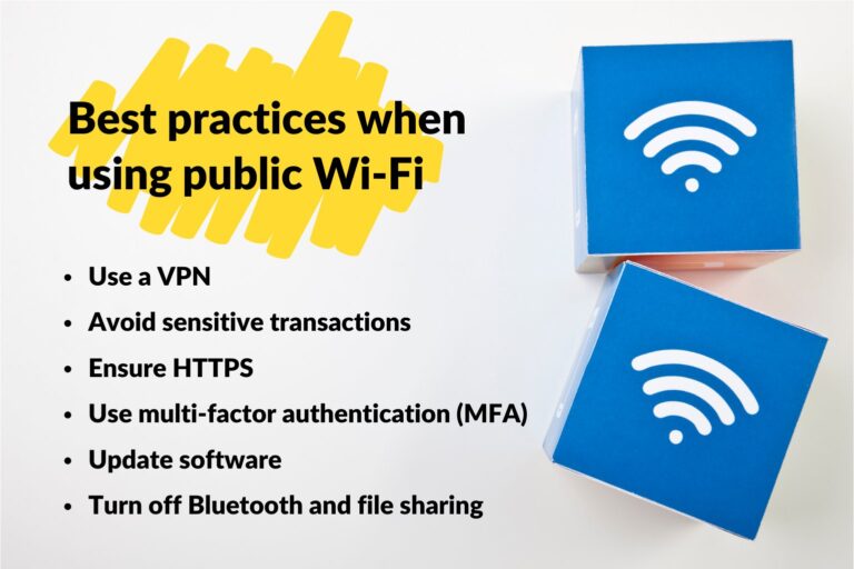Best practices when using public Wi-Fi