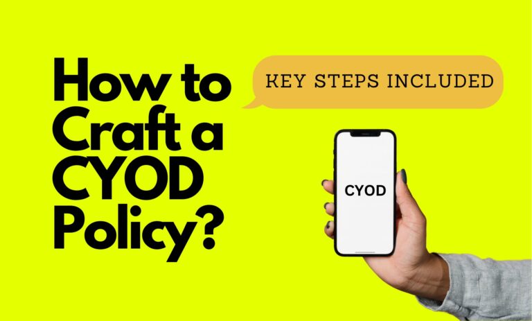 How to craft a cyod policy
