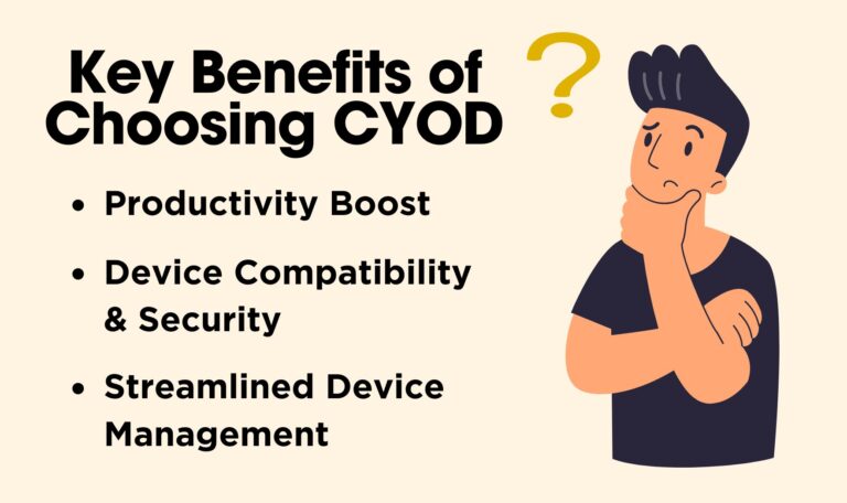 Key benefits of choosing CYOD