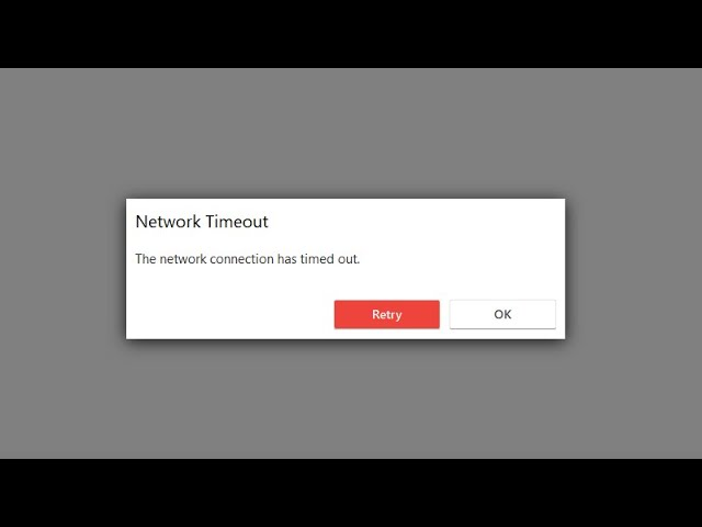 anydesk network timeout