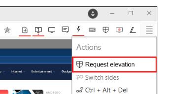 AnyDesk Request elevation