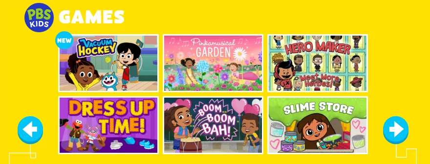 PBS Kids Game website 