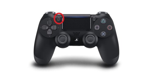 Share button on PS4 controller