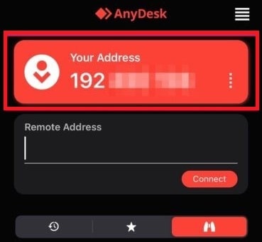 AnyDesk Address