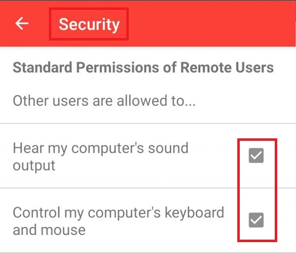 AnyDesk Disable Permissions