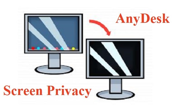 AnyDesk Screen Privacy