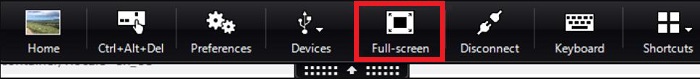 Citrix Full-screen