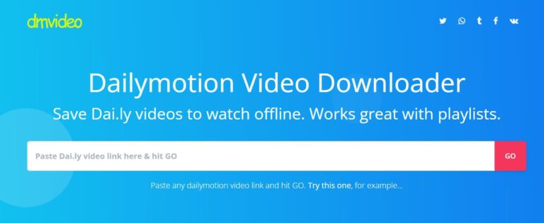 dailymotion video downloader online dmvideo