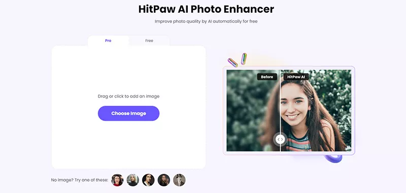hitpaw online photo enhancer