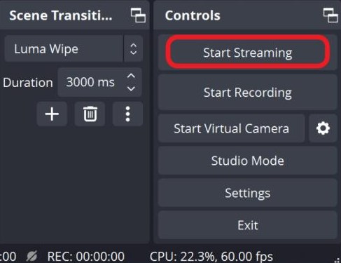 Start Streaming YouTube with OBS