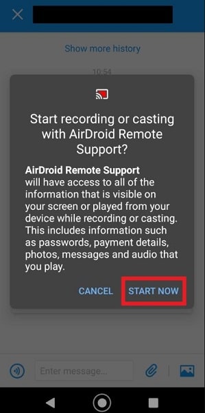 Start Recording with AirDroid Remote Support