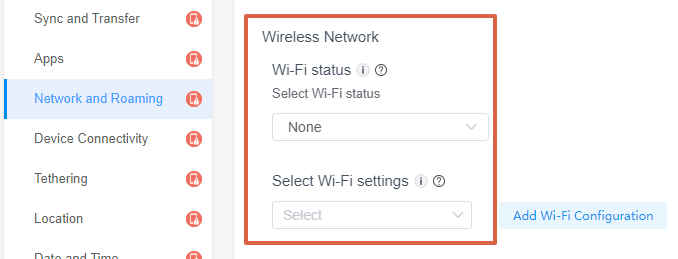 wifi status