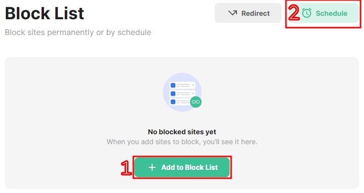 BlockSite block websites