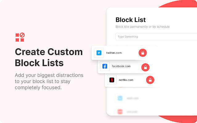 BlockSite extension