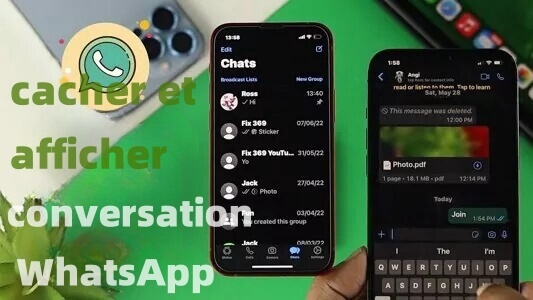 Cacher une conversation WhatsApp
