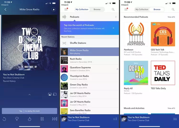 free music apps no ads pandora