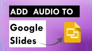 how to add audio to google slides