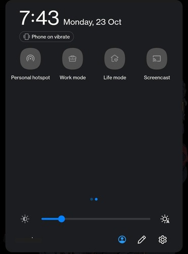 Screencast on Android Quick Settings