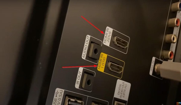 HDMI port on Element TV