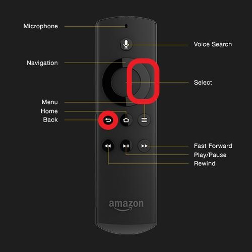 reset Fire TV using remote
