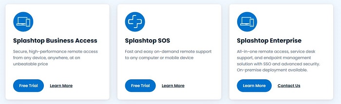 Splashtop products