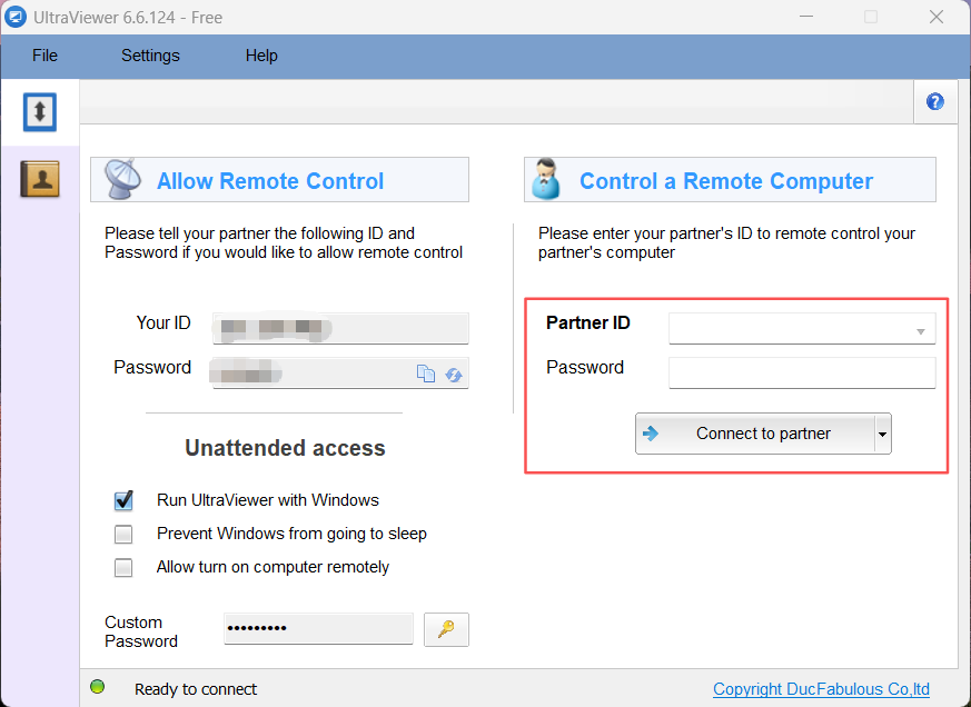 ultraviewer connect to partner 2 1