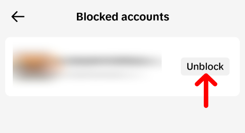 confirm unblocking someone