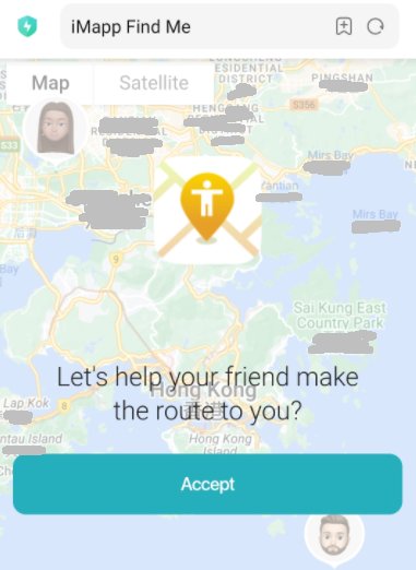 accept the location share