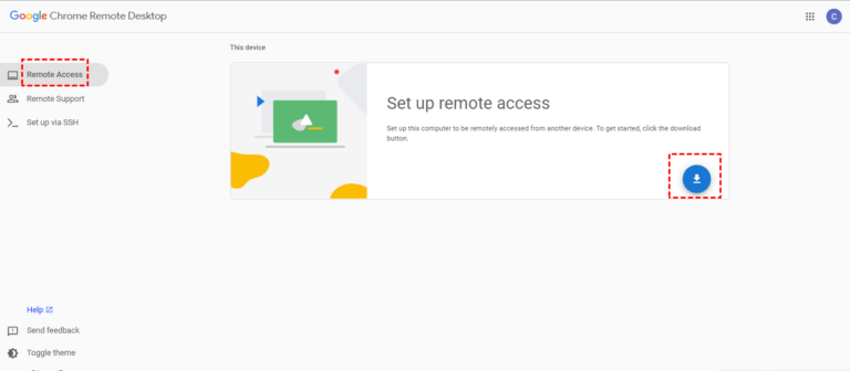 download Chrome remote desktop