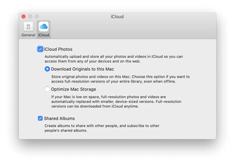 enable icloud photos on mac