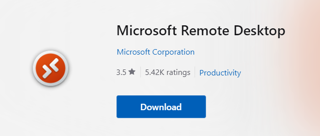 get Remote Desktop app