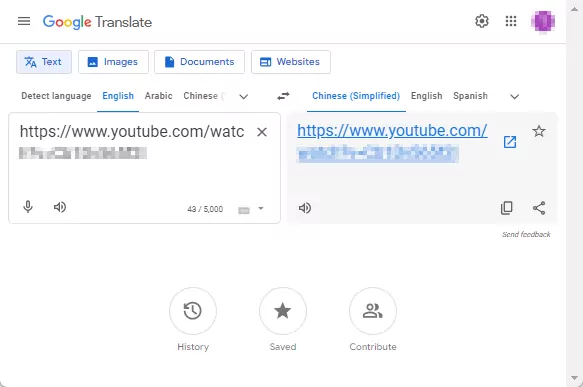Google Translate visit blocked website