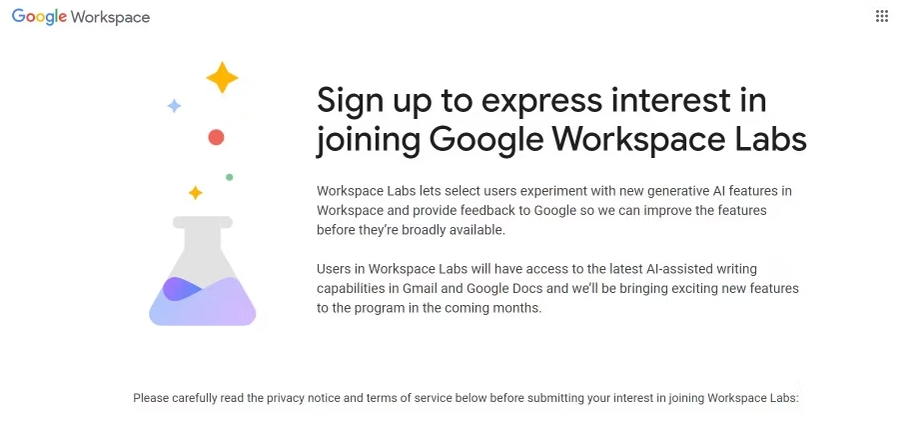 google workspace labs