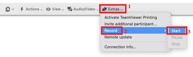 Mac TeamViewer Recording