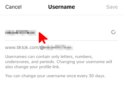 how to change TikTok username