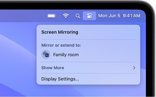 stop mirroring on Mac
