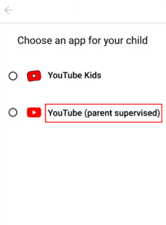 YouTube parent supervised